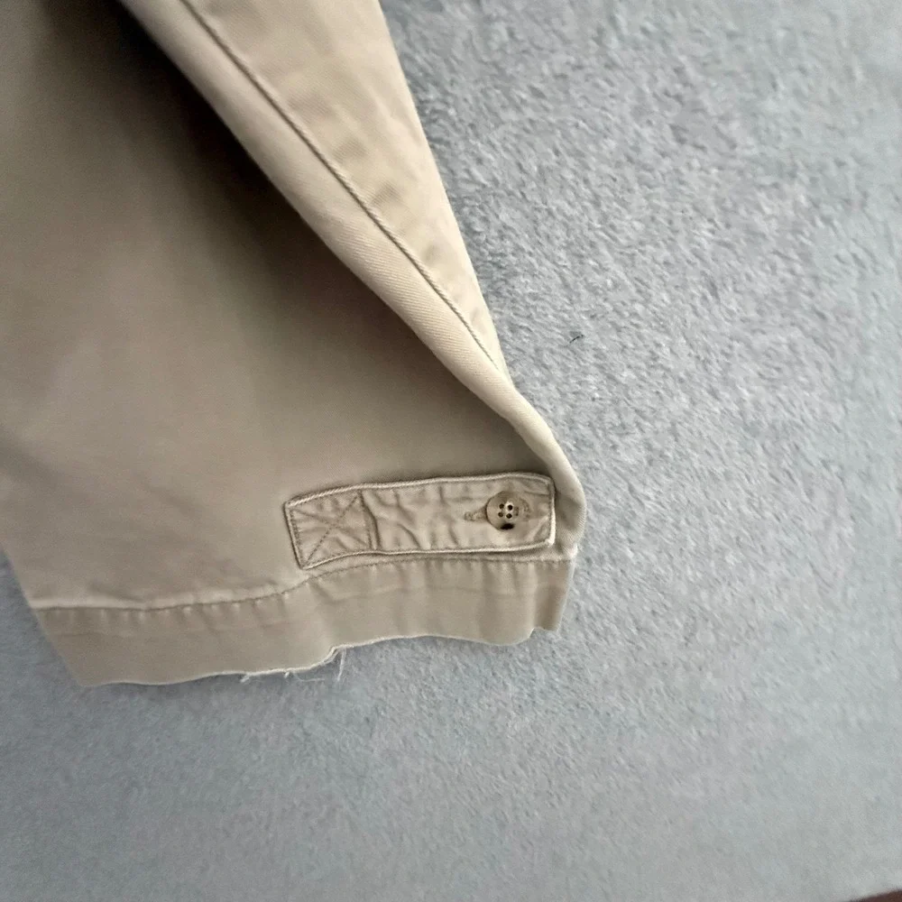 Banana Republic Mens Safari Convertible Zip Off Cargo Pants Khaki Tan Size 40x32